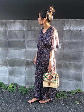 CHIHIROさん（レディース・150cm）の夏コーディネート