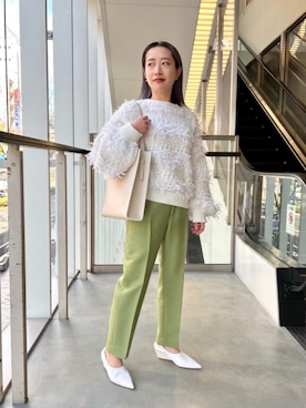 中西　麻菜さん（レディース・151cm）の冬コーディネート