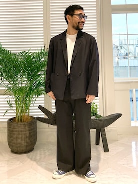 「ダブルジャケット」｜hotokun0111さん（メンズ・173cm）の春コーディネート