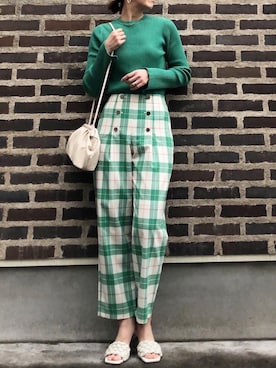 「CHILLEA（キリア）のアイテム」を使った、Cieさん（レディース・165cm）の春コーディネート