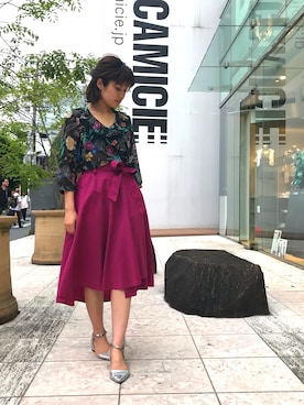 cojiさん（レディース・157cm）の夏コーディネート