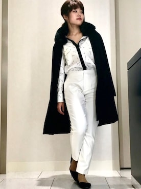 「フォックスファー」｜cojiさん（レディース・157cm）の秋コーディネート