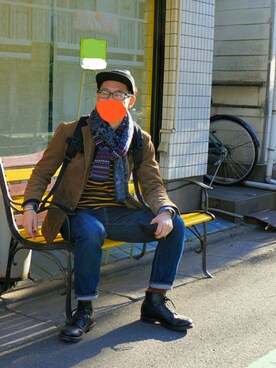 sshmさん（メンズ・176cm）の冬コーディネート