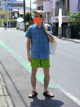 sshmさん（メンズ・176cm）の夏コーディネート