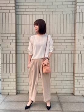 エールデルクールブラン天神地下街店スタッフさん（レディース・160cm）の春コーディネート