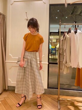 エールデルクールブラン天神地下街店スタッフさん(レディース・161cm)の春コーディネート