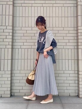 エールデルクールブラン天神地下街店スタッフさん（レディース・162cm）の冬コーディネート