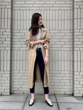 エールデルクールブラン天神地下街店スタッフさん(レディース・169cm)の冬コーディネート