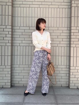 エールデルクールブラン天神地下街店スタッフさん（レディース・161cm）の春コーディネート