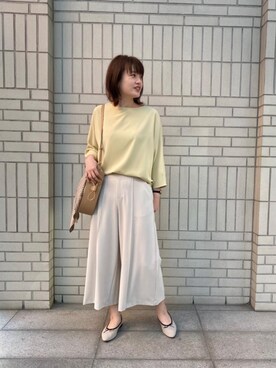 エールデルクールブラン天神地下街店スタッフさん（レディース・161cm）の春コーディネート