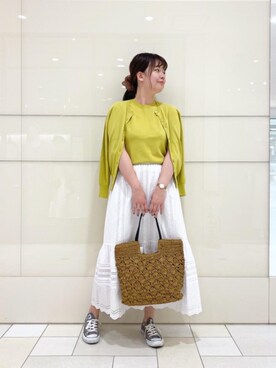 エールデルクールブラン天神地下街店スタッフさん（レディース・170cm）の春コーディネート