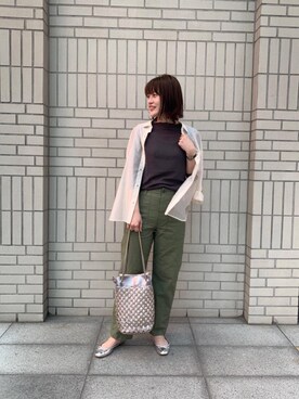 エールデルクールブラン天神地下街店スタッフさん（レディース・161cm）の春コーディネート