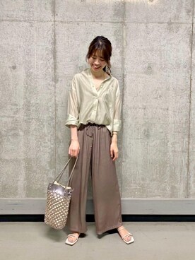 エールデルクールブラン天神地下街店スタッフさん（レディース・162cm）の春コーディネート