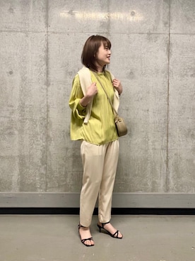 エールデルクールブラン天神地下街店スタッフさん(レディース・161cm)の春コーディネート