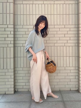 エールデルクールブラン天神地下街店スタッフさん（レディース・162cm）の春コーディネート