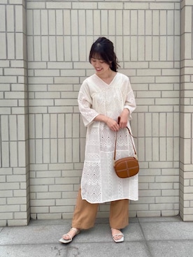 エールデルクールブラン天神地下街店スタッフさん（レディース・162cm）の春コーディネート