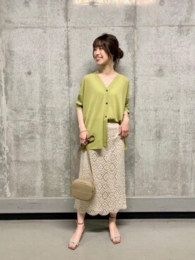 エールデルクールブラン天神地下街店スタッフさん（レディース・162cm）の春コーディネート