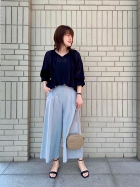 エールデルクールブラン天神地下街店スタッフさん（レディース・161cm）の春コーディネート