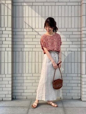 エールデルクールブラン天神地下街店スタッフさん（レディース・162cm）の春コーディネート