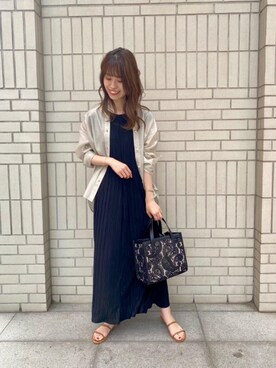 エールデルクールブラン天神地下街店スタッフさん（レディース・162cm）の春コーディネート