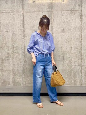 エールデルクールブラン天神地下街店スタッフさん(レディース・162cm)の春コーディネート