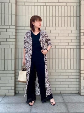 エールデルクールブラン天神地下街店スタッフさん（レディース・161cm）の春コーディネート