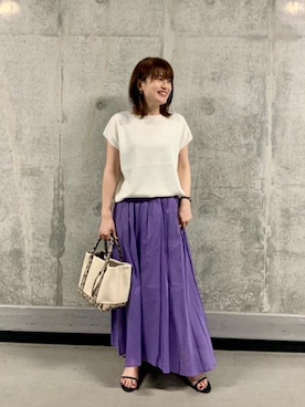 エールデルクールブラン天神地下街店スタッフさん（レディース・161cm）の春コーディネート