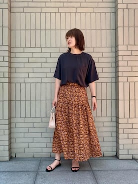 エールデルクールブラン天神地下街店スタッフさん(レディース・161cm)の夏コーディネート