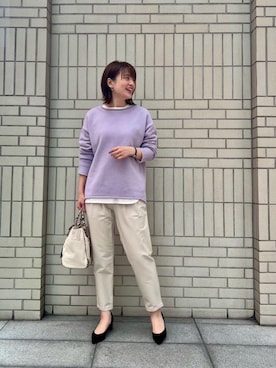 エールデルクールブラン天神地下街店スタッフさん(レディース・161cm)の秋コーディネート