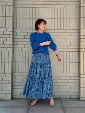 エールデルクールブラン天神地下街店スタッフさん（レディース・161cm）の春コーディネート