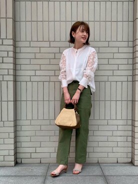 エールデルクールブラン天神地下街店スタッフさん(レディース・161cm)の春コーディネート