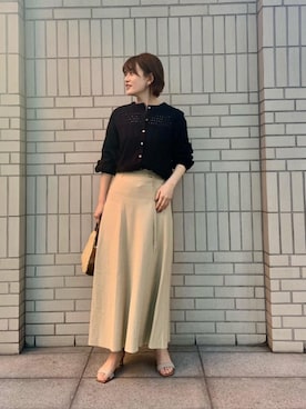 エールデルクールブラン天神地下街店スタッフさん（レディース・161cm）の春コーディネート