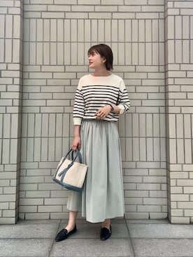 エールデルクールブラン天神地下街店スタッフさん（レディース・161cm）の春コーディネート