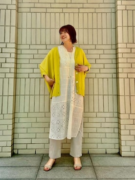 エールデルクールブラン天神地下街店スタッフさん（レディース・161cm）の春コーディネート