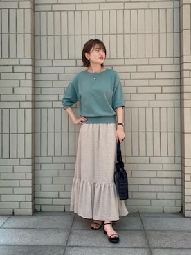 エールデルクールブラン天神地下街店スタッフさん（レディース・161cm）の春コーディネート