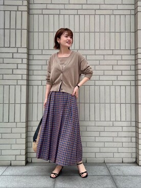 エールデルクールブラン天神地下街店スタッフさん（レディース・161cm）の春コーディネート