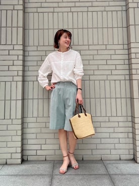 エールデルクールブラン天神地下街店スタッフさん（レディース・161cm）の春コーディネート