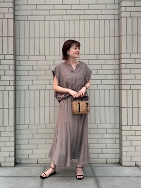 エールデルクールブラン天神地下街店スタッフさん(レディース・161cm)の春コーディネート