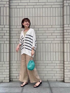 エールデルクールブラン天神地下街店スタッフさん（レディース・161cm）の春コーディネート