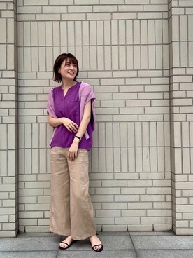 エールデルクールブラン天神地下街店スタッフさん(レディース・161cm)の春コーディネート