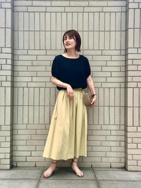 エールデルクールブラン天神地下街店スタッフさん（レディース・161cm）の春コーディネート