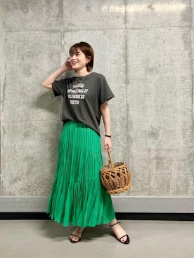 エールデルクールブラン天神地下街店スタッフさん（レディース・161cm）の春コーディネート