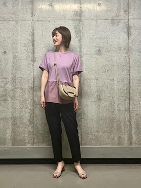 エールデルクールブラン天神地下街店スタッフさん（レディース・161cm）の春コーディネート