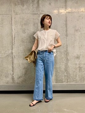 エールデルクールブラン天神地下街店スタッフさん(レディース・161cm)の春コーディネート