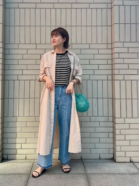 エールデルクールブラン天神地下街店スタッフさん（レディース・161cm）の春コーディネート