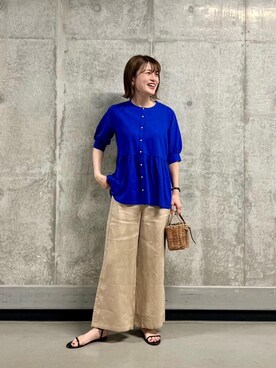 エールデルクールブラン天神地下街店スタッフさん（レディース・161cm）の春コーディネート