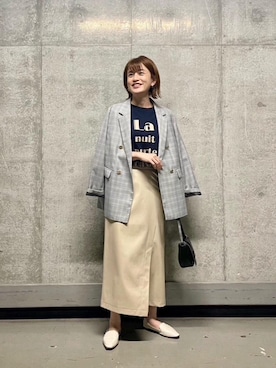 エールデルクールブラン天神地下街店スタッフさん（レディース・161cm）の夏コーディネート