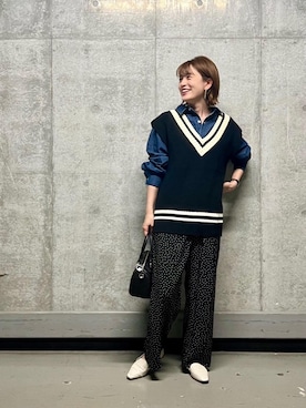 エールデルクールブラン天神地下街店スタッフさん（レディース・161cm）の夏コーディネート