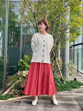 エールデルクールブラン天神地下街店スタッフさん(レディース・161cm)の秋コーディネート