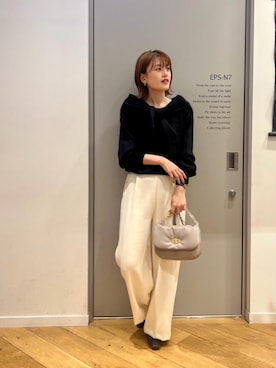 エールデルクールブラン天神地下街店スタッフさん（レディース・161cm）の秋コーディネート